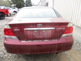 2005 TOYOTA CAMRY LE BURGUNDY 2.4L AT Z16251